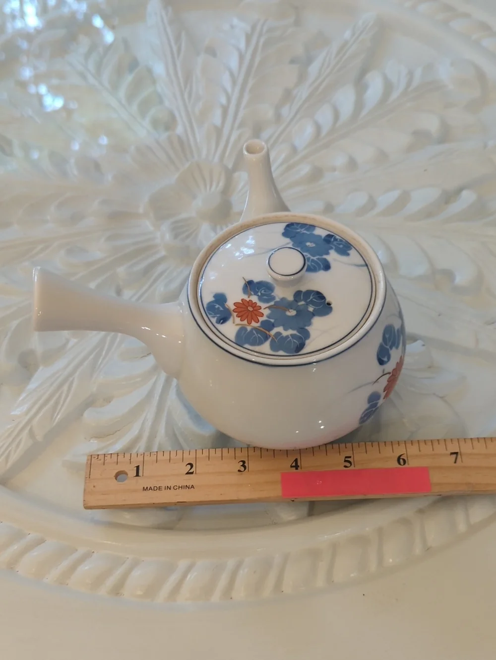 Saikai Pottery Japanese kyusu teapot